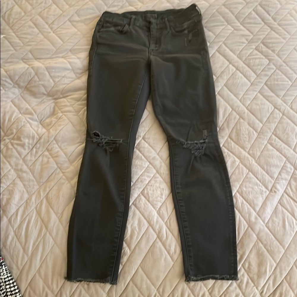 Mother Denim Distressed Skinny Jeans